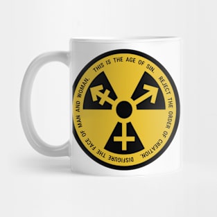 Trans Radiation - Papal Text - Yellow Circle Mug